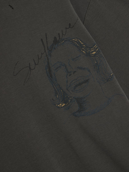 25.2 Sketchbook Oversized Tee, Charcoal