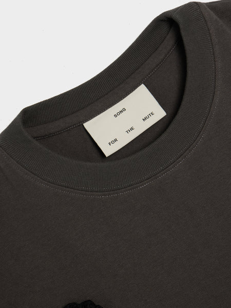 Daisy Standard Tee, Washed Black