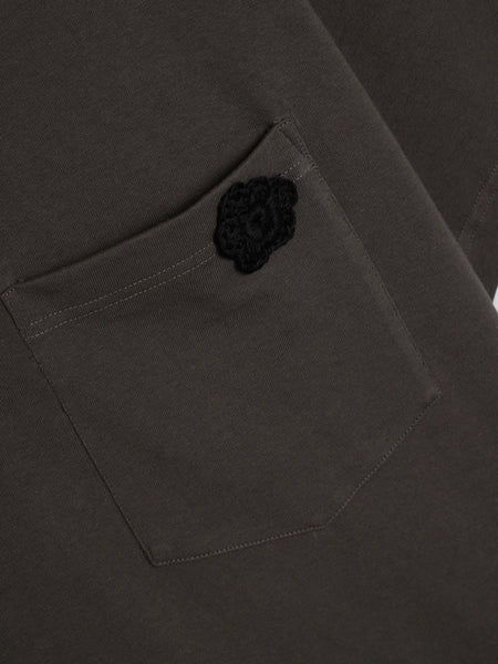 Daisy Standard Tee, Washed Black