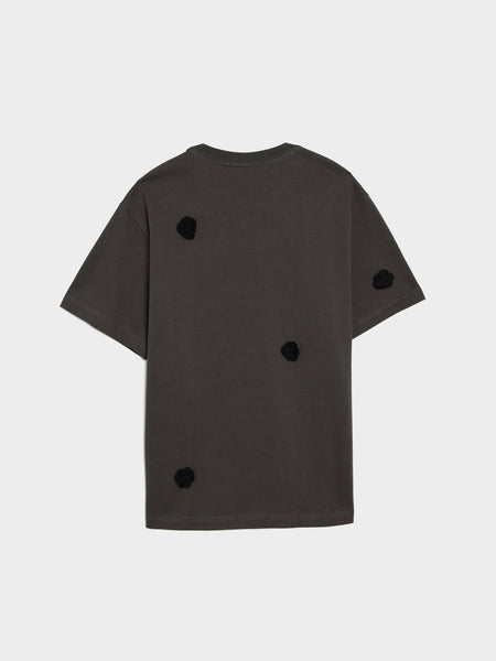 Daisy Standard Tee, Washed Black
