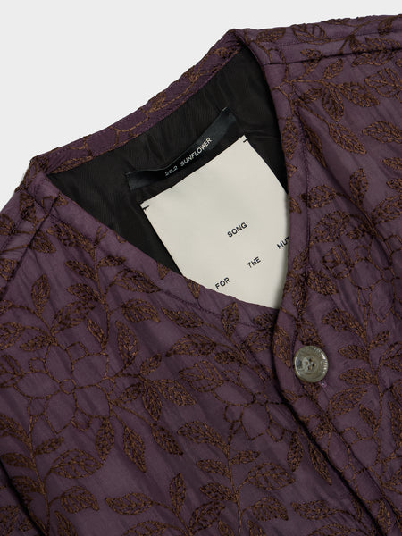 Unisex Oversized Liner Jacket, Purple