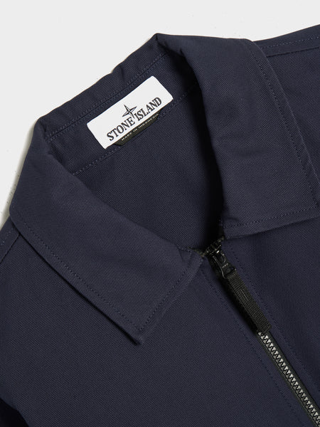 Panama Cotton Overshirt, Ink