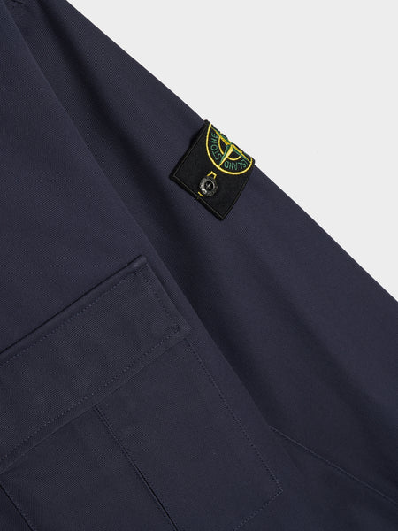 Panama Cotton Overshirt, Ink