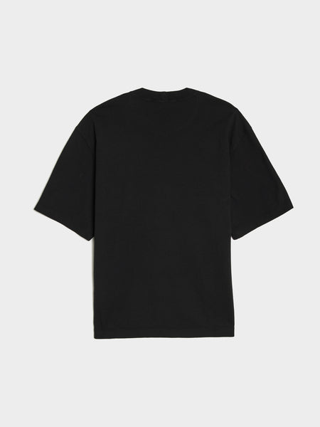 Combed Organic Cotton T-Shirt, Black