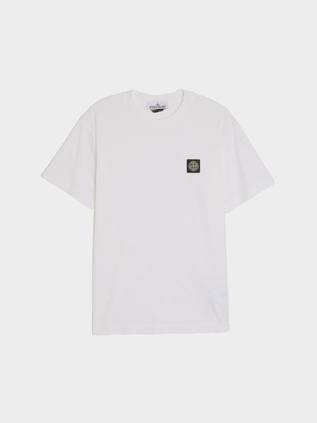Compass Patch Logo T-Shirt, White