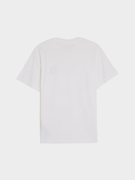 Compass Patch Logo T-Shirt, White