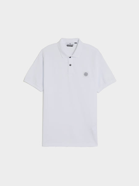 Organic Cotton Piqué T-Shirt, White