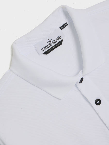 Organic Cotton Piqué T-Shirt, White