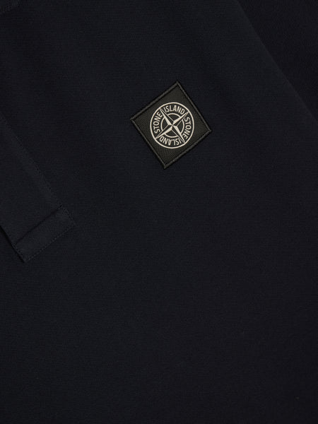 Compass Patch Logo Polo, Navy Blue