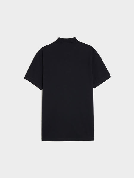 Compass Patch Logo Polo, Navy Blue