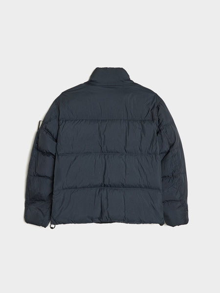 Light Recycled Nylon Rep Down Jacket, Navy Blue
