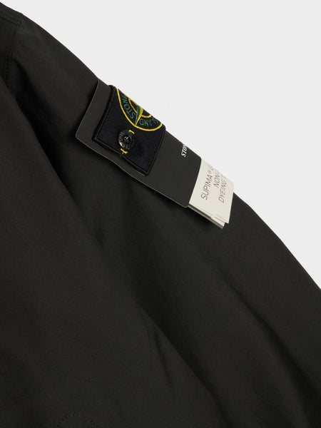 Supima Cotton Canvas Jacket, Black