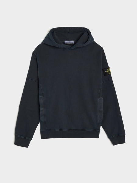 Garment Dyed Hoodie, Navy Blue
