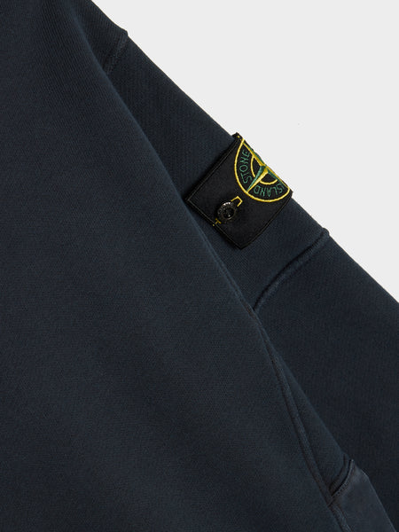 Garment Dyed Hoodie, Navy Blue
