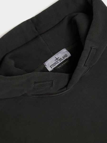 Garment Dyed Hoodie, Black