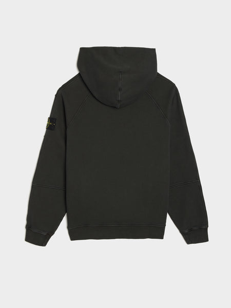 Garment Dyed Hoodie, Black
