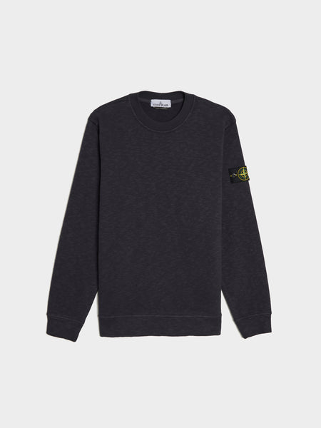 Vanisé Brushed Heavy Cotton Sweatshirt, Ink
