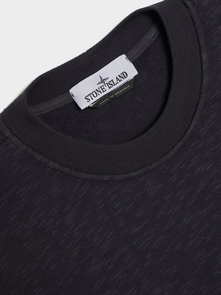 Vanisé Brushed Heavy Cotton Sweatshirt, Ink