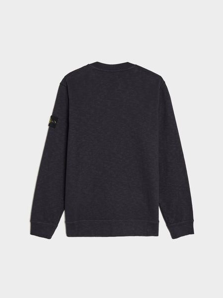 Vanisé Brushed Heavy Cotton Sweatshirt, Ink