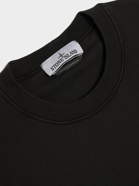 Organic Cotton Fleece Sweatshirt, Black