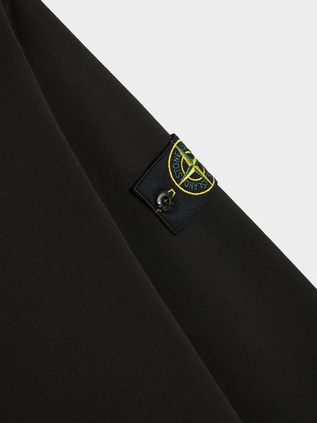 Organic Cotton Fleece Sweatshirt, Black