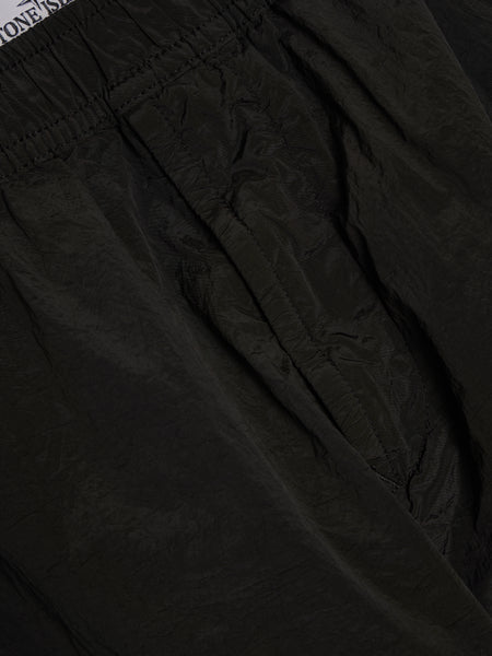 ECONYL Nylon Metal Cargo Pants, Black