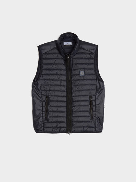 Recycled Light Down Vest, Navy Blue