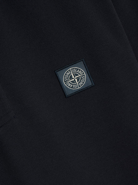 Compass Patch Logo Polo Shirt, Navy Blue