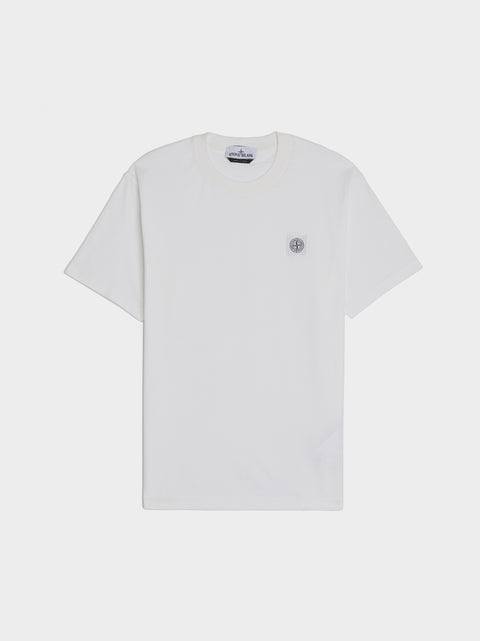 Organic Cotton Logo Patch T-Shirt, White