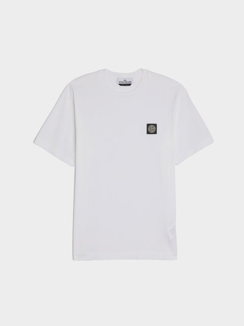 Compass Patch Logo T-Shirt, White