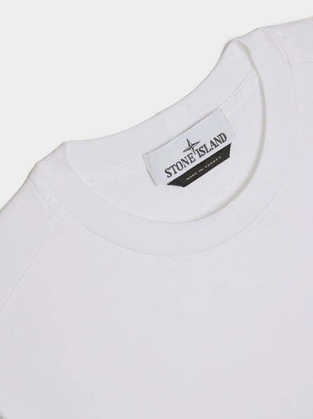 Compass Patch Logo T-Shirt, White