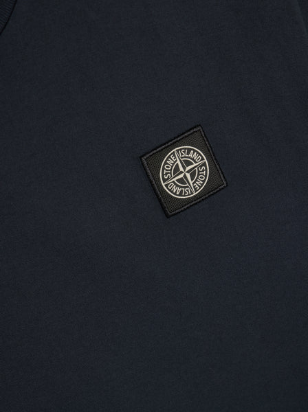 Compass Patch Logo T-Shirt, Navy Blue