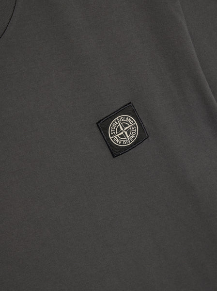 Compass Patch Logo T-Shirt, Charcoal