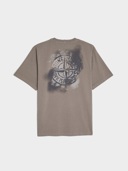 Camo One Print T-Shirts, Dove Grey