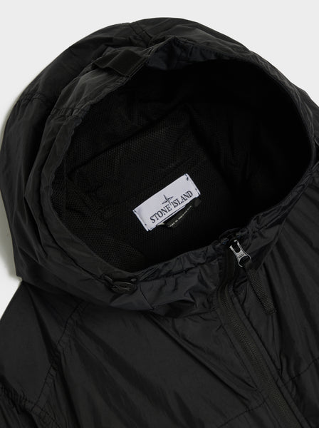 Recycled Padded Hooded Jacket, Black