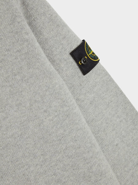 Lambswool Crewneck Knit, Melange Grey