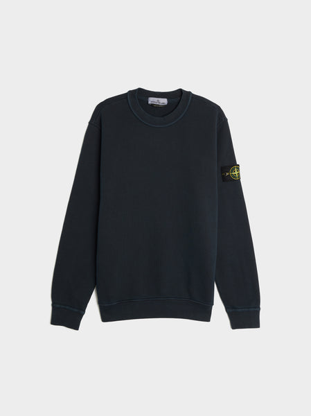 Garment Dyed Sweatshirt, Navy Blue