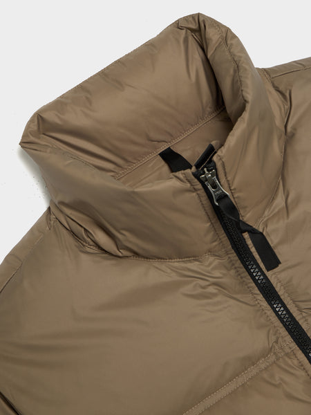 W Nuptse Short Jacket, Mocha Brown