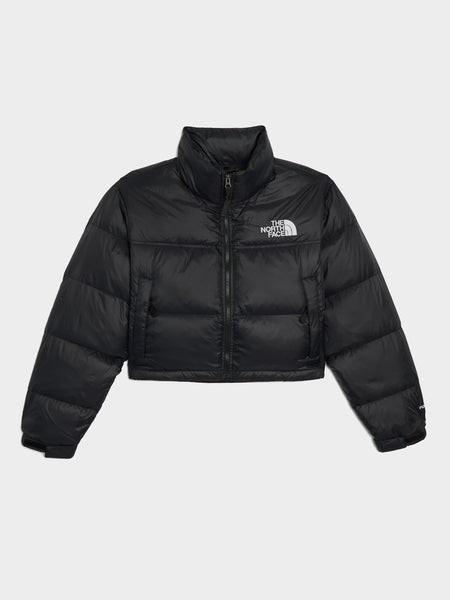 W Nuptse Short Jacket, TNF Black