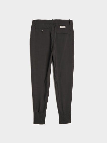 Rib Cuff Pant, Charcoal