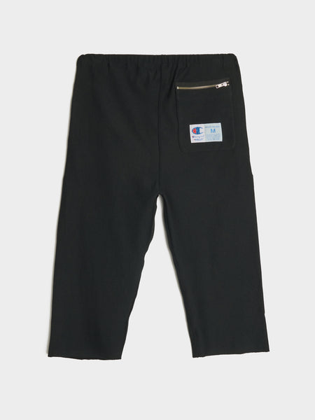Undercover x Champion Cropped Sweatpant, Black