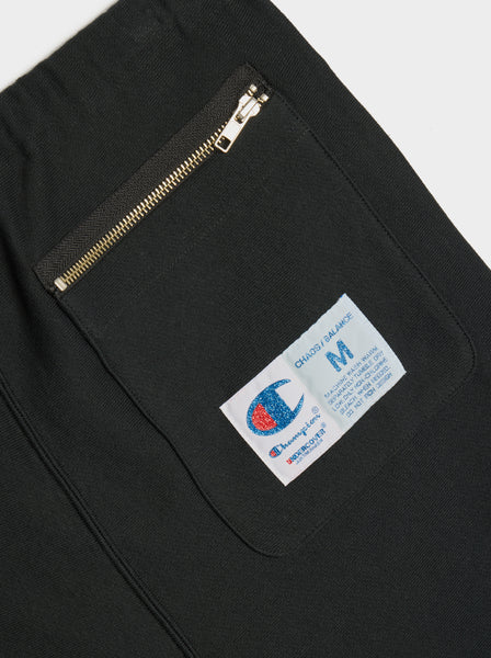 Undercover x Champion Cropped Sweatpant, Black