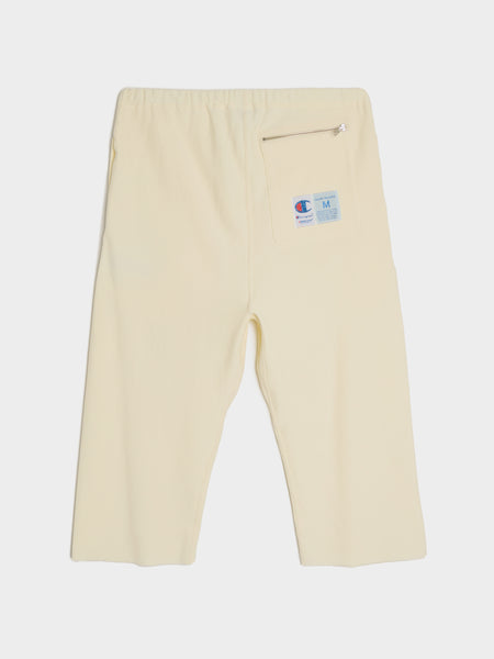 Undercover x Champion Cropped Sweatpant, Ivory