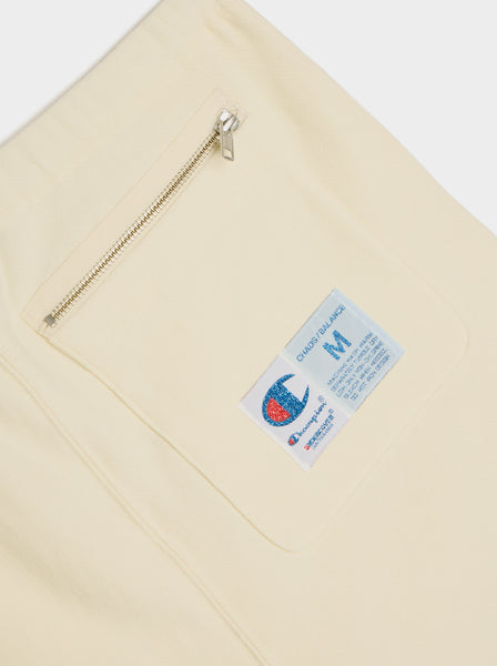 Undercover x Champion Cropped Sweatpant, Ivory