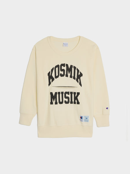 Undercover x Champion Kosmik Musik Sweatshirt, Ivory