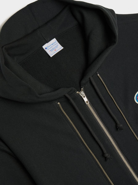 Undercover x Champion Zip Up Hoodie, Black