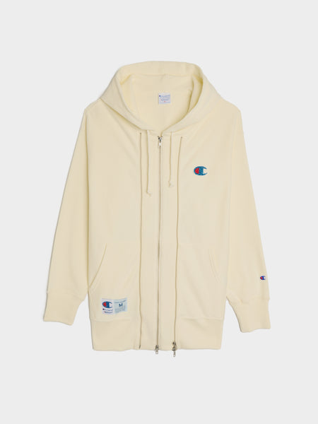 Undercover x Champion Zip Up Hoodie, Ivory