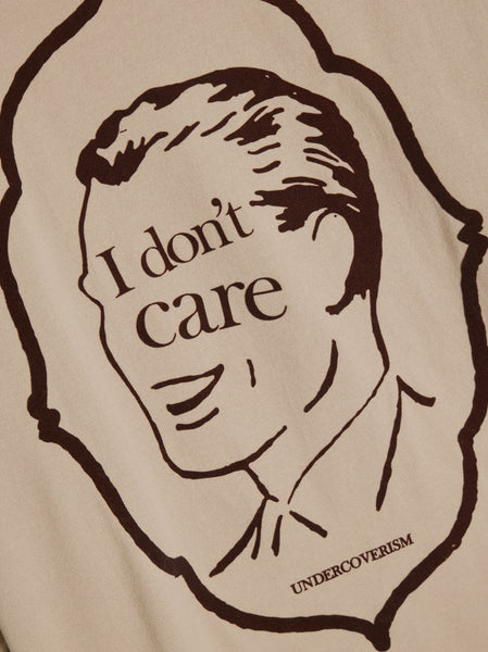 I Don't Care T-Shirt, Beige