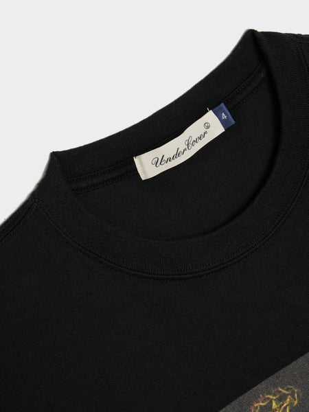 Florilegio Print T-Shirt, Black