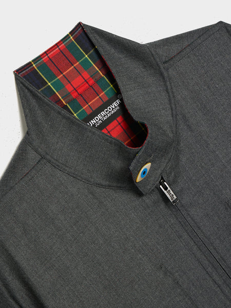 Zip-Up Blouson, T. Charcoal